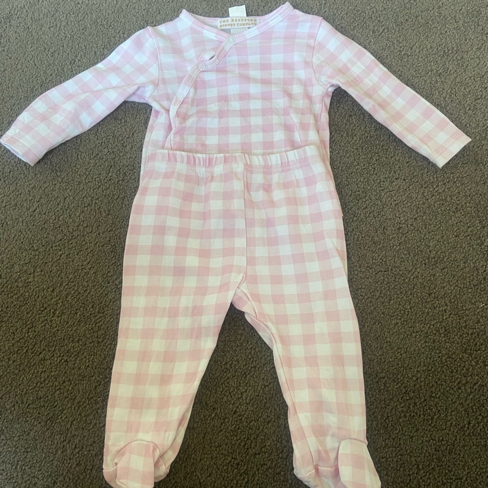 TBBC pink gingham set